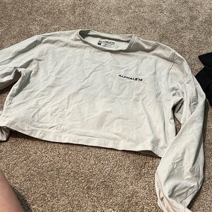 Long sleeve alphalete top